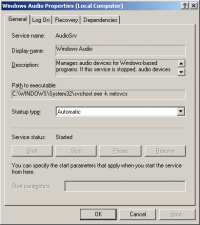 Enable Windows Audio